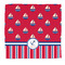 Sail Boats & Stripes Microfiber Dish Rag - Front/Approval