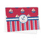 Sail Boats & Stripes Microfiber Dish Towel - FOLDED HALF