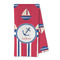 Sail Boats & Stripes Kitchen Towel - Microfiber (Personalized)