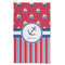 Sail Boats & Stripes Microfiber Golf Towel - Large (Personalized)