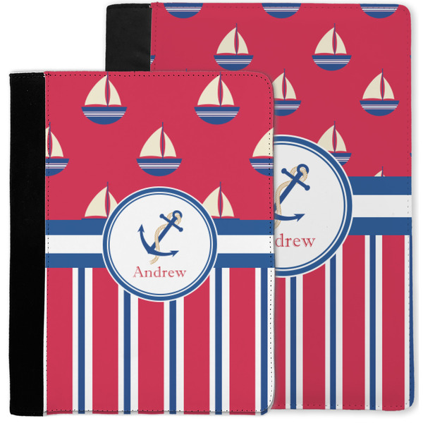 Sail Boats & Stripes Notebook Padfolio - MAIN