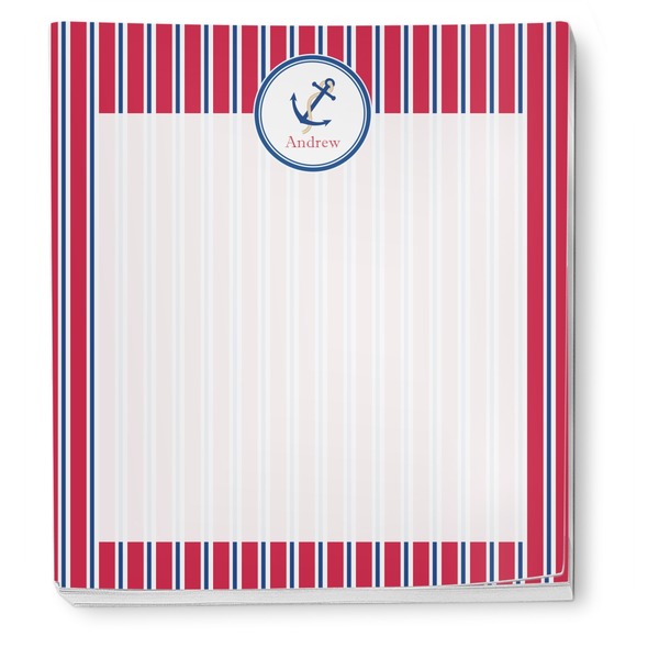 Sail Boats & Stripes Notepad - Apvl