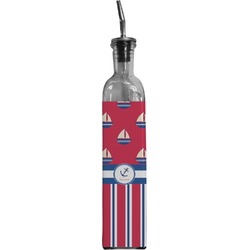 Sail Boats & Stripes Oil Dispenser Bottle (Personalized)