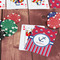 Sail Boats & Stripes On Table with Poker Chips