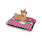 Sail Boats & Stripes Outdoor Dog Beds - Small - IN CONTEXT