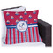 Sail Boats & Stripes Outdoor Pillow (Personalized)
