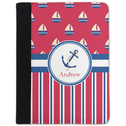 Sail Boats & Stripes Padfolio Clipboard - Small (Personalized)