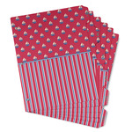 Sail Boats & Stripes Binder Tab Divider - Set of 6 (Personalized)