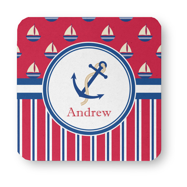 Sail Boats & Stripes Paper Coasters - Approval