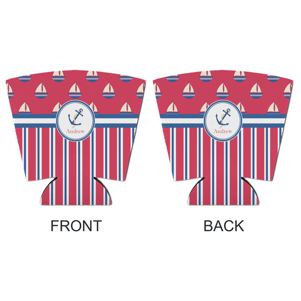 Sail Boats & Stripes Party Cup Sleeves - with bottom - APPROVAL