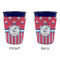 Sail Boats & Stripes Party Cup Sleeves - without bottom - Approval