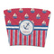 Sail Boats & Stripes Party Cup Sleeves - without bottom - FRONT (flat)