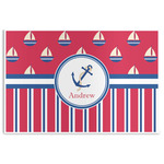 Sail Boats & Stripes Disposable Paper Placemats (Personalized)