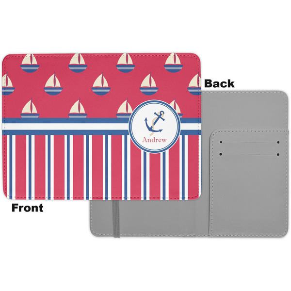Sail Boats & Stripes Passport Holder - Apvl