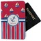 Sail Boats & Stripes Passport Holder - Fabric (Personalized)