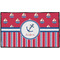 Sail Boats & Stripes Door Mat - 60"x36" (Personalized)