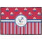 Sail Boats & Stripes Personalized Door Mat - 36x24 (APPROVAL)