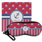 Sail Boats & Stripes Eyeglass Case & Cloth (Personalized)