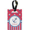 Sail Boats & Stripes Personalized Rectangular Luggage Tag