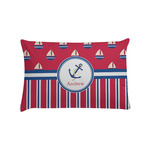 Sail Boats & Stripes Pillow Case - Standard (Personalized)