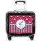 Sail Boats & Stripes Pilot Bag Luggage with Wheels