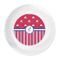 Sail Boats & Stripes Plastic Party Dinner Plates - Approval