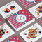 Sail Boats & Stripes Playing Cards - Front & Back View