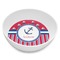 Sail Boats & Stripes Melamine Bowl - 8 oz (Personalized)