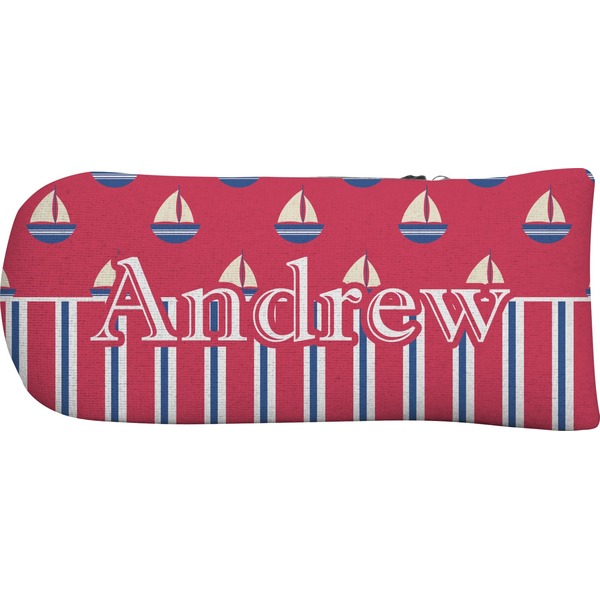 Sail Boats & Stripes Putter Cover (Front)
