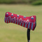 Sail Boats & Stripes Putter Cover - On Putter