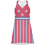 Sail Boats & Stripes Racerback Dress (Personalized)