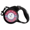Sail Boats & Stripes Retractable Dog Leash - Medium (Personalized)