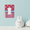 Sail Boats & Stripes Rocker Light Switch Covers - Single - IN CONTEXT