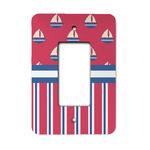 Sail Boats & Stripes Rocker Style Light Switch Cover