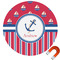 Sail Boats & Stripes Car Magnet (Personalized)