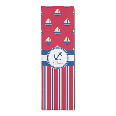 Custom Sail Boats & Stripes Runner Rug - 2.5'x8' w/ Name or Text