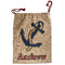 Sail Boats & Stripes Santa Sack - Front (Personalized)