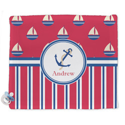 Sail Boats & Stripes Security Blanket (Personalized)