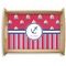 Sail Boats & Stripes Natural Wooden Tray - Large (Personalized)