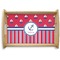Sail Boats & Stripes Natural Wooden Tray - Small (Personalized)
