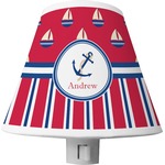 Sail Boats & Stripes Shade Night Light (Personalized)