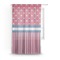 Sail Boats & Stripes Sheer Curtain With Window and Rod