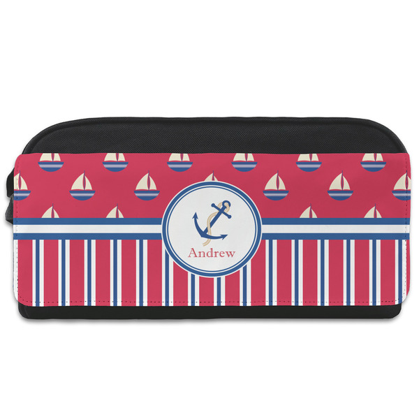 Custom Sail Boats & Stripes Shoe Bag (Personalized)