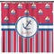 Sail Boats & Stripes Shower Curtain (Personalized)