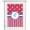 Sail Boats & Stripes Single White Cabinet Decal