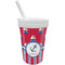 Sail Boats & Stripes Sippy Cup with Straw (Personalized)