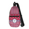 Sail Boats & Stripes Sling Bag (Personalized)