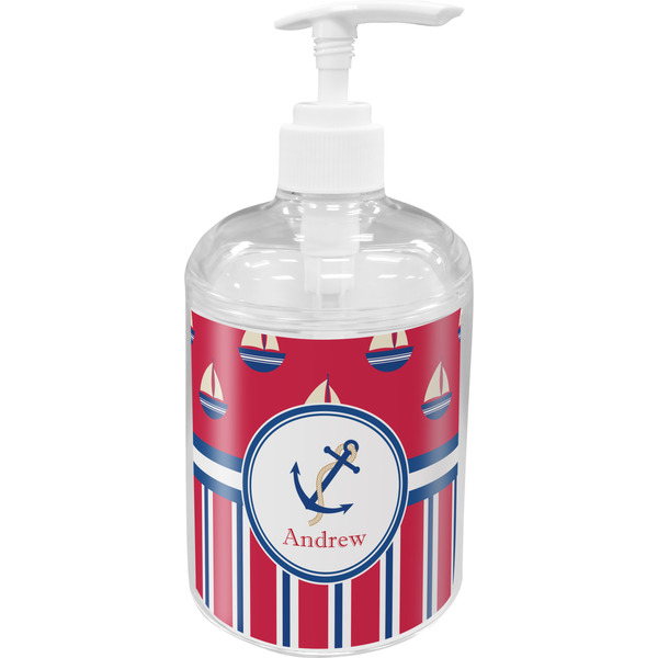 Sail Boats & Stripes Soap Dispenser
