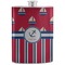 Sail Boats & Stripes Stainless Steel Flask
