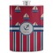 Sail Boats & Stripes Stainless Steel Flask (Personalized)